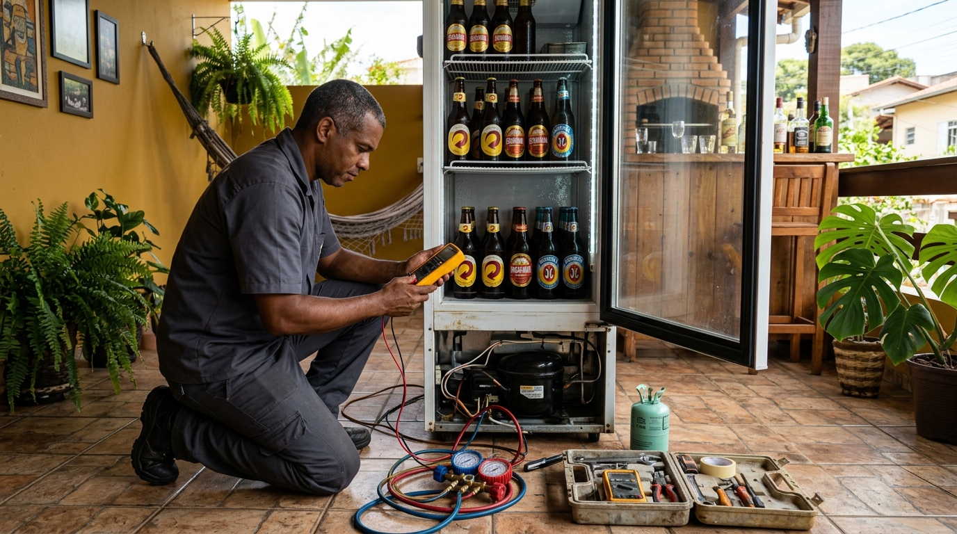 Conserto de placa eletrônica de cervejeira em Divinópolis‑MG
